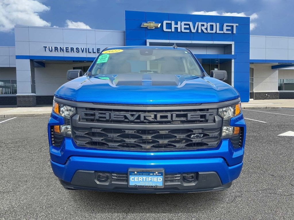Certified 2022 Chevrolet Silverado 1500 Custom Truck Crew Cab