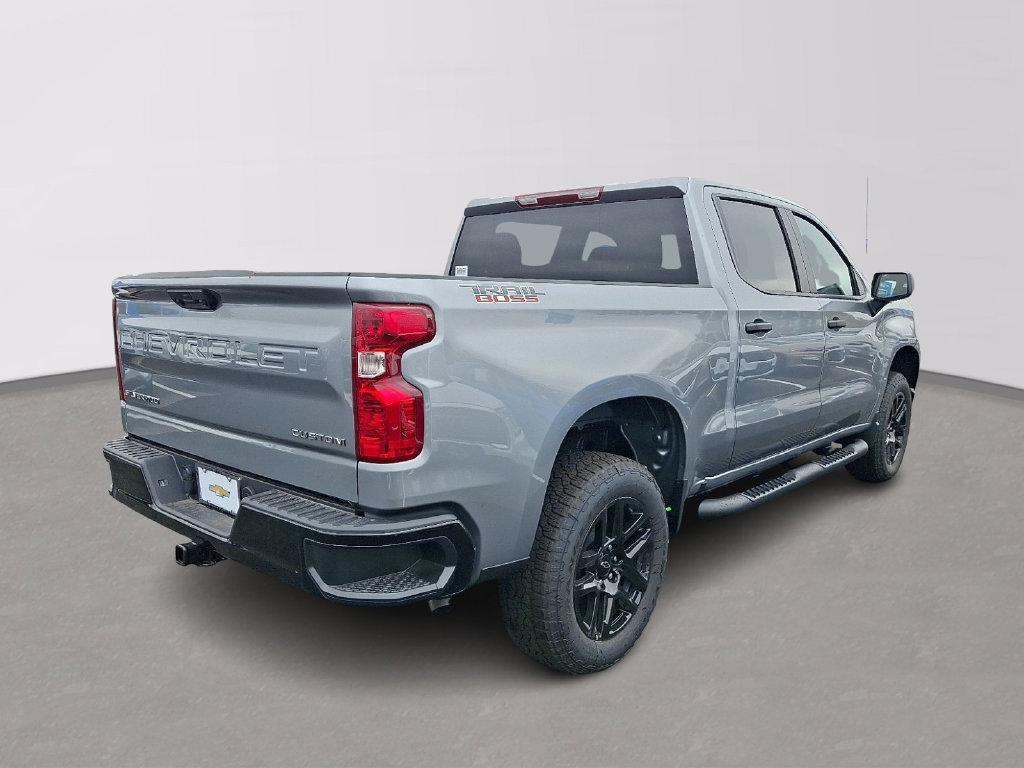 New 2026 Chevrolet Silverado 1500 Custom Trail Boss Truck Crew Cab