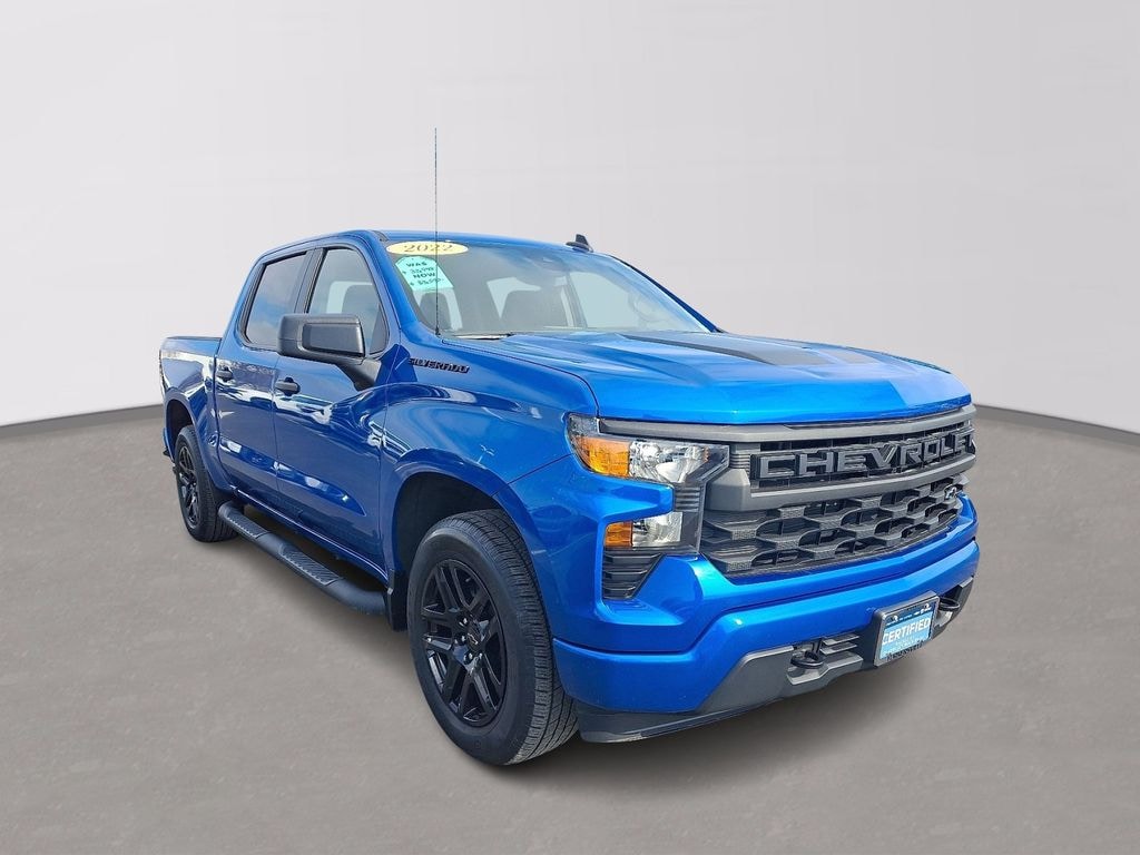 Certified 2022 Chevrolet Silverado 1500 Custom Truck Crew Cab