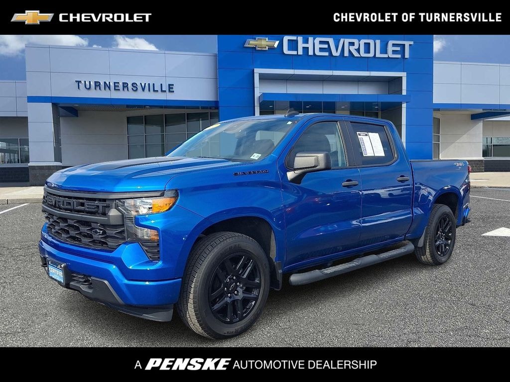 Certified 2022 Chevrolet Silverado 1500 Custom Truck Crew Cab