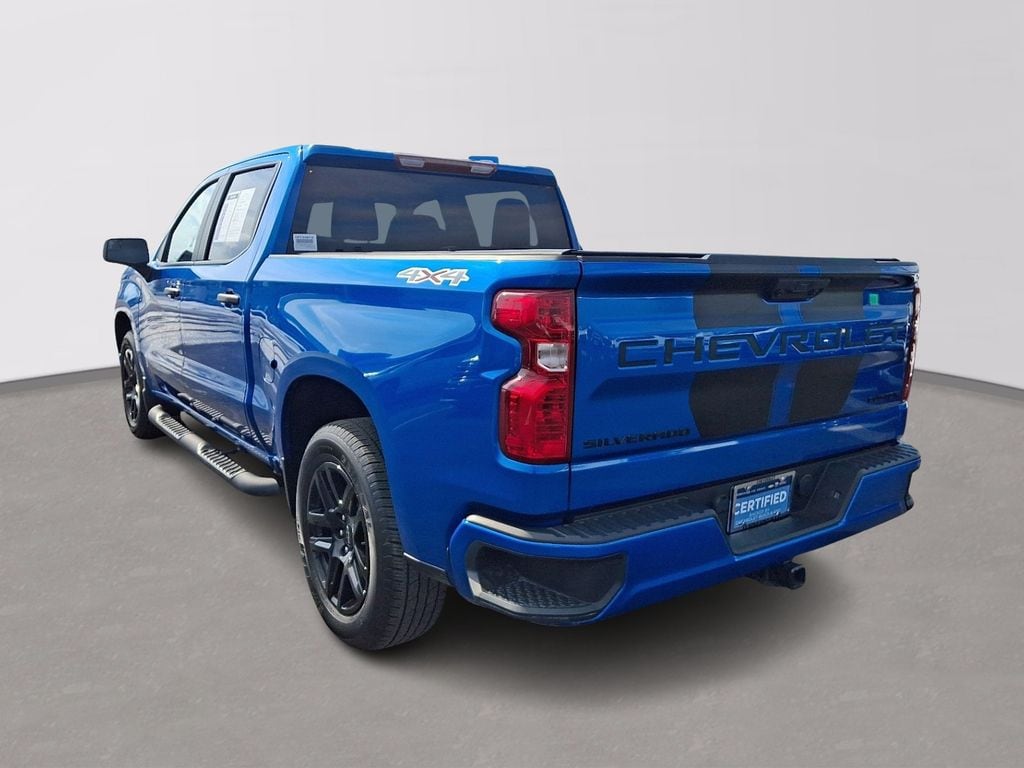 Certified 2022 Chevrolet Silverado 1500 Custom Truck Crew Cab