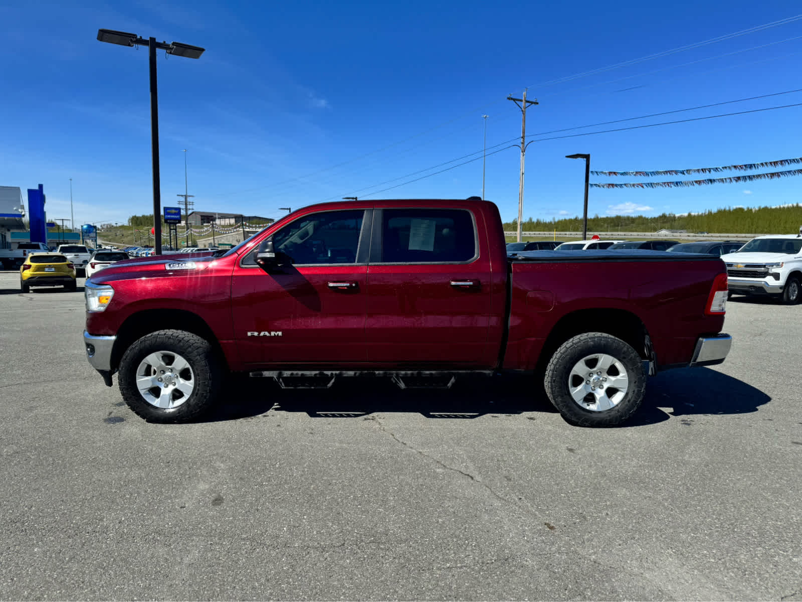 Used 2020 RAM Ram 1500 Pickup Big Horn/Lone Star with VIN 1C6SRFFT4LN358008 for sale in Wasilla, AK