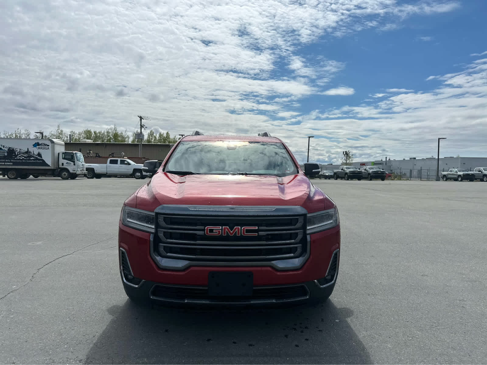 Used 2021 GMC Acadia AT4 with VIN 1GKKNLLS6MZ134011 for sale in Wasilla, AK