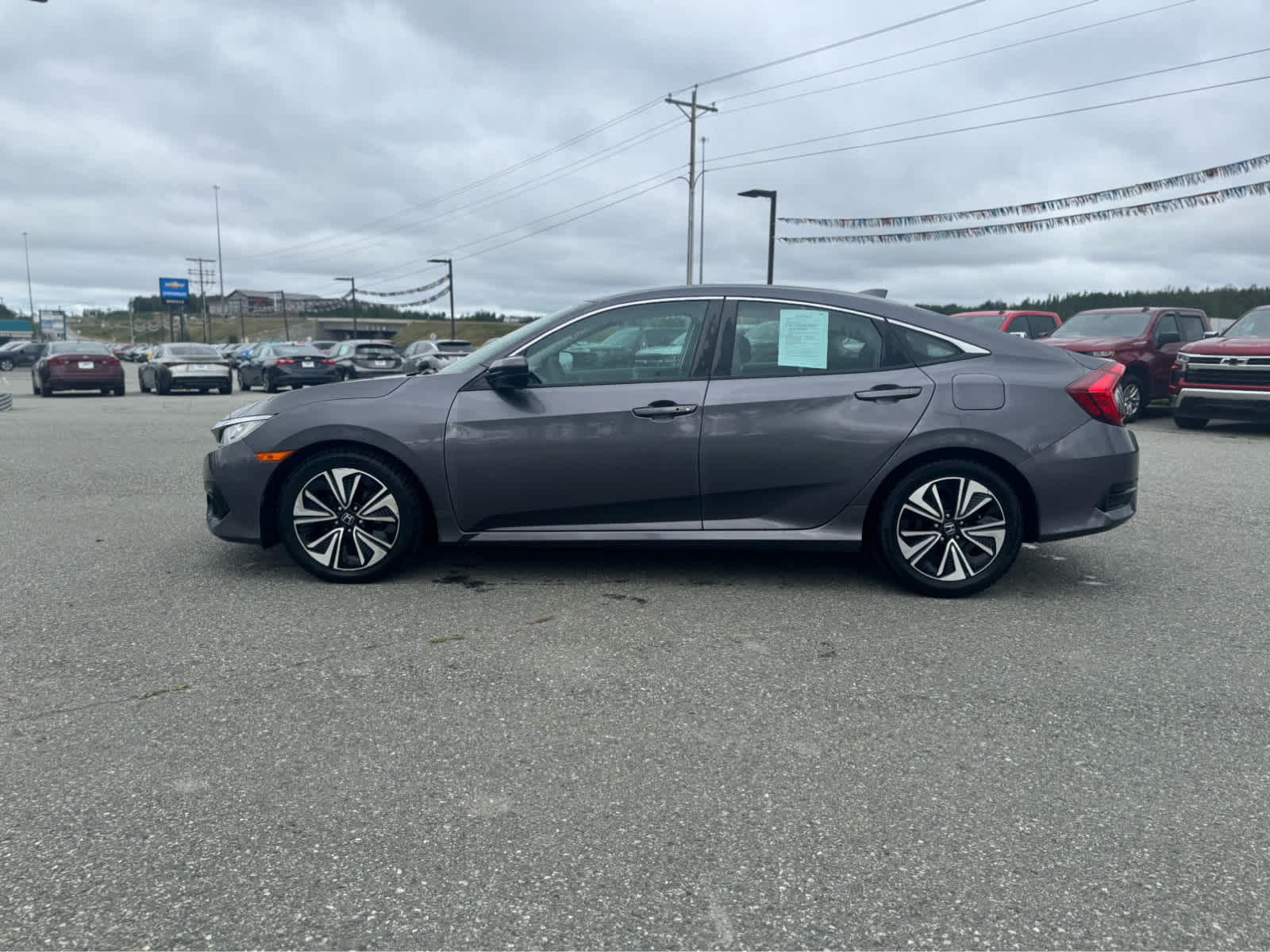 Used 2017 Honda Civic EX-T with VIN 2HGFC1F42HH638910 for sale in Wasilla, AK