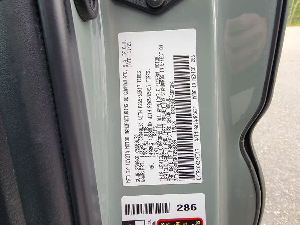 2022 Toyota Tacoma SR 21