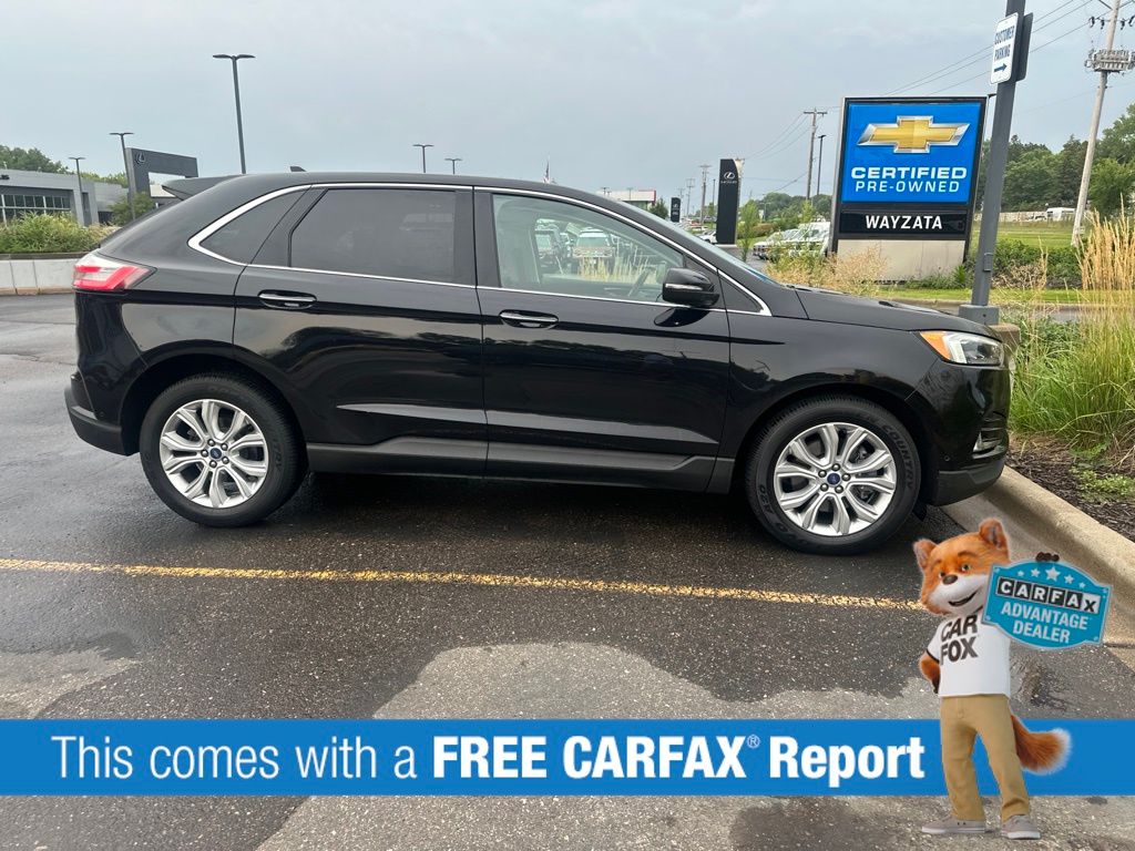 Used 2020 Ford Edge Titanium with VIN 2FMPK4K92LBA00575 for sale in Oakbrook Terrace, IL