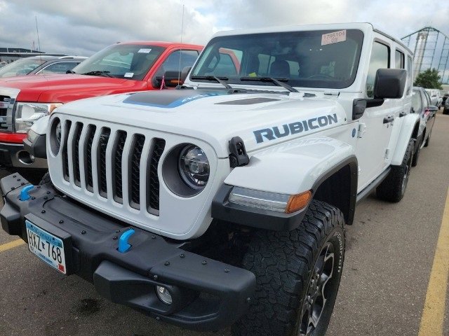 Used 2022 Jeep Wrangler Unlimited Rubicon 4XE with VIN 1C4JJXR62NW178563 for sale in Wayzata, Minnesota