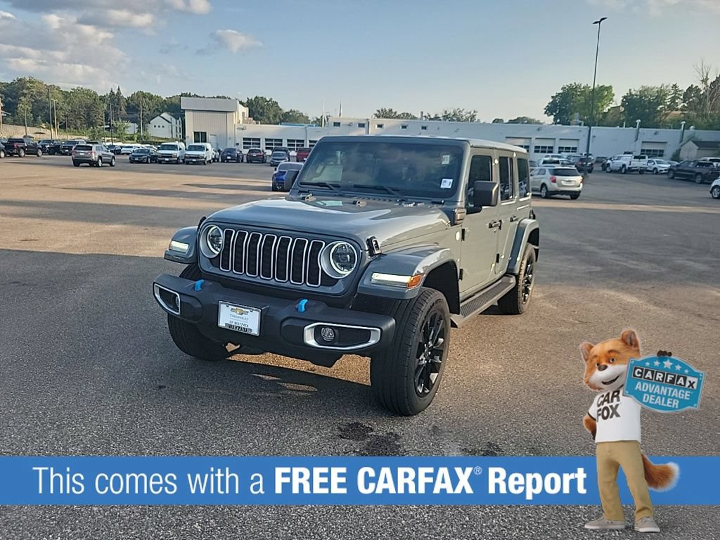 Used 2024 Jeep Wrangler 4xe Sahara 4XE with VIN 1C4RJXP68RW176683 for sale in Wayzata, Minnesota