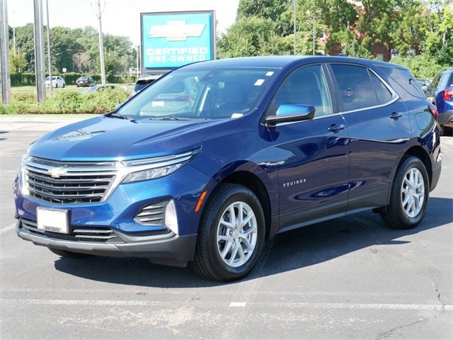 Used 2022 Chevrolet Equinox LT with VIN 3GNAXUEV0NL279589 for sale in Wayzata, Minnesota