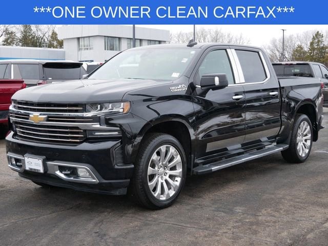 Used 2021 Chevrolet Silverado 1500 High Country with VIN 1GCUYHELXMZ452048 for sale in Wayzata, Minnesota