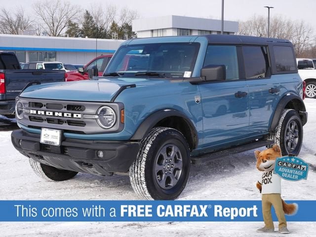 Used 2023 Ford Bronco 4-Door Big Bend with VIN 1FMDE5BH4PLB11867 for sale in Wayzata, Minnesota