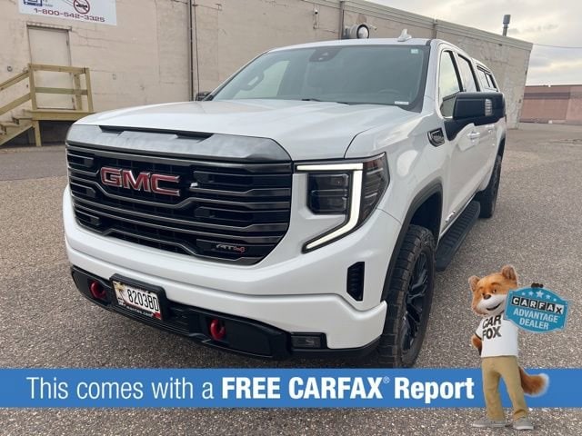 Used 2022 GMC Sierra 1500 AT4 with VIN 1GTPUEEL4NZ591777 for sale in Wayzata, Minnesota