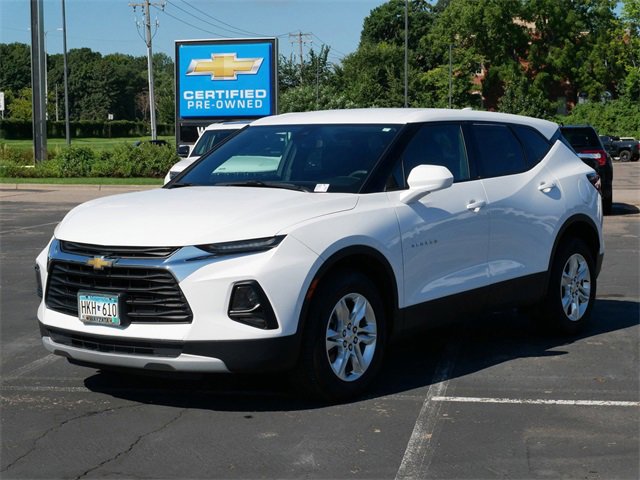 Used 2021 Chevrolet Blazer 2LT with VIN 3GNKBHR43MS587095 for sale in Wayzata, Minnesota