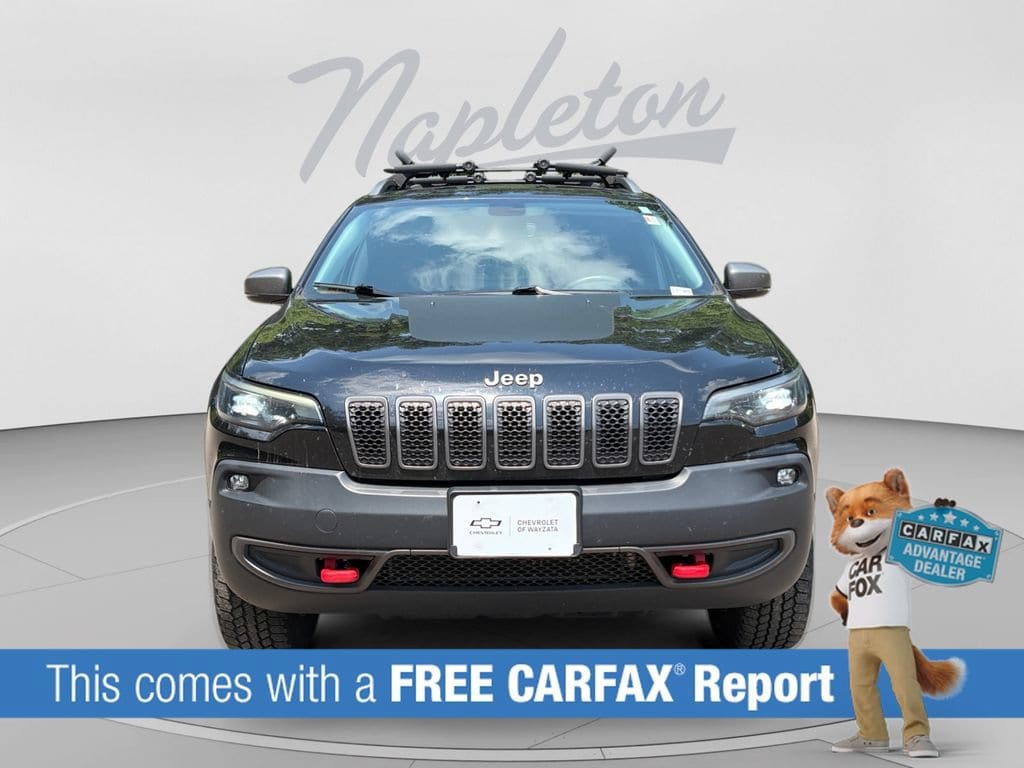 Used 2019 Jeep Cherokee Trailhawk with VIN 1C4PJMBX5KD418935 for sale in Wayzata, Minnesota