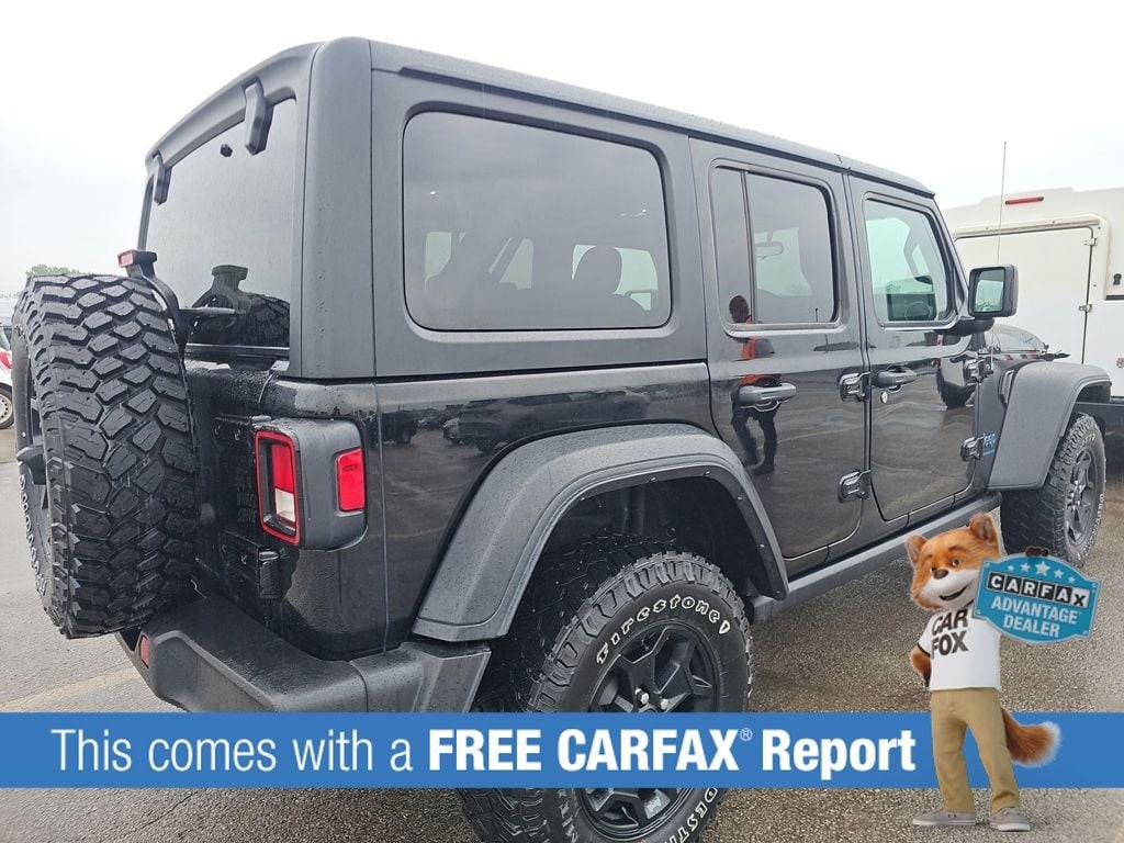 Used 2023 Jeep Wrangler 4xe Willys 4XE with VIN 1C4JJXN6XPW592151 for sale in Wayzata, Minnesota