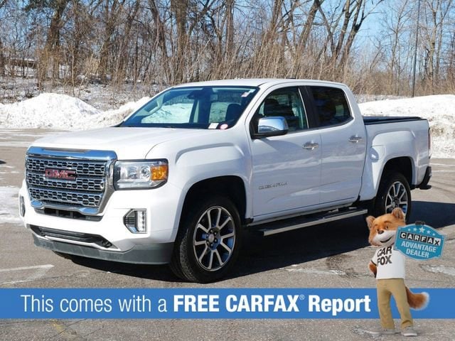 Used 2021 GMC Canyon Denali with VIN 1GTG6EEN7M1297959 for sale in Wayzata, Minnesota