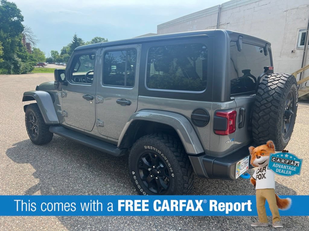 Used 2023 Jeep Wrangler 4xe Sahara 4XE with VIN 1C4JJXP63PW524352 for sale in Wayzata, Minnesota