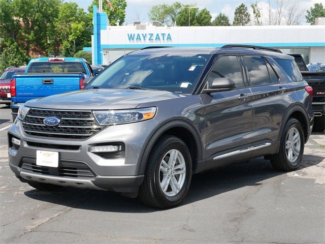 Used 2021 Ford Explorer XLT with VIN 1FMSK8DH6MGA46278 for sale in Wayzata, Minnesota