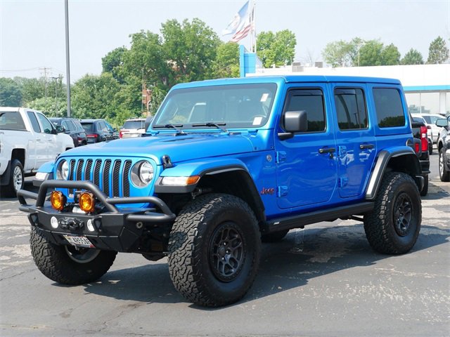 Used 2022 Jeep Wrangler Unlimited Rubicon with VIN 1C4JJXFG6NW188770 for sale in Wayzata, Minnesota