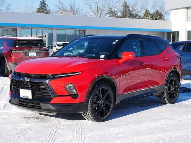 Used 2023 Chevrolet Blazer RS with VIN 3GNKBKRSXPS124452 for sale in Wayzata, Minnesota