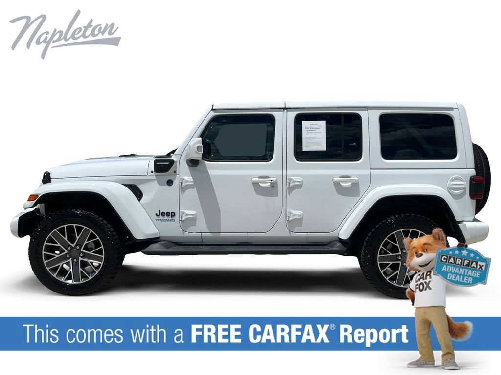 Used 2022 Jeep Wrangler Unlimited High Altitude 4XE with VIN 1C4JJXP64NW230536 for sale in Wayzata, Minnesota