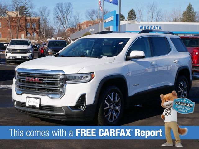 Used 2023 GMC Acadia SLT with VIN 1GKKNUL40PZ218143 for sale in Wayzata, Minnesota