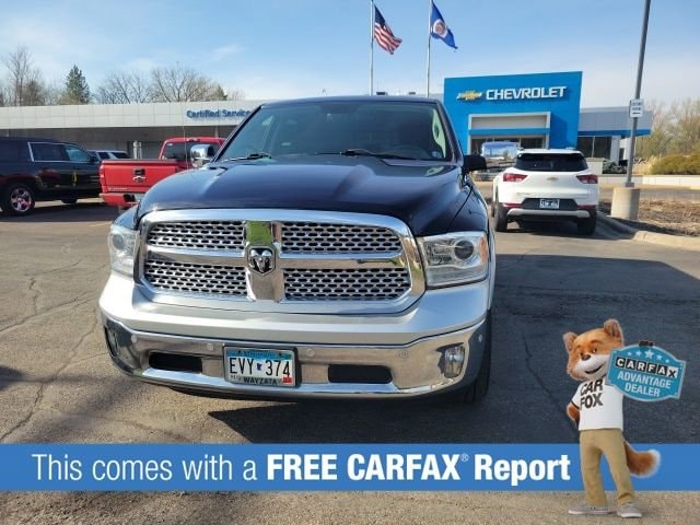 Used 2017 RAM Ram 1500 Pickup Laramie with VIN 1C6RR7NT8HS762136 for sale in Wayzata, Minnesota