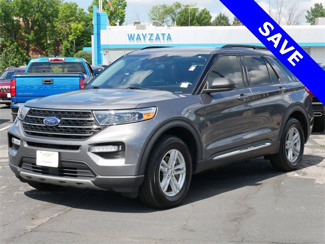 Used 2021 Ford Explorer XLT with VIN 1FMSK8DH6MGA46278 for sale in Wayzata, Minnesota