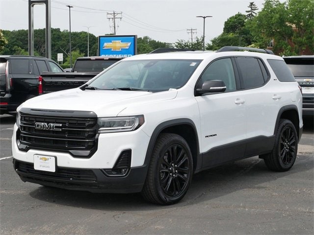 Used 2023 GMC Acadia SLT with VIN 1GKKNULS9PZ104477 for sale in Wayzata, Minnesota