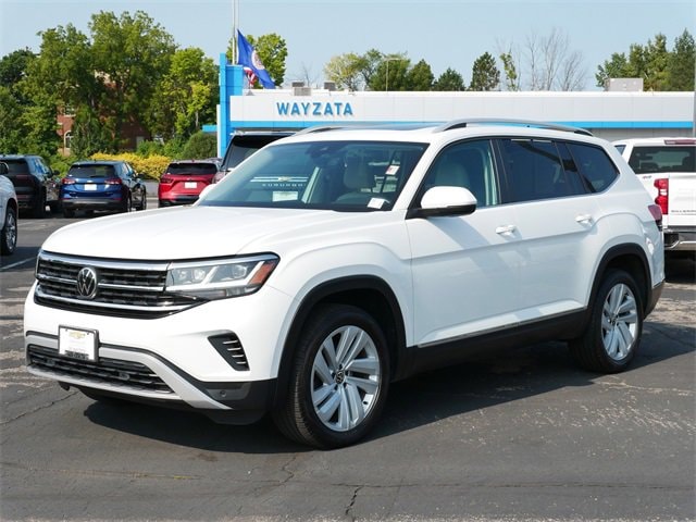 Used 2021 Volkswagen Atlas SEL with VIN 1V2BR2CAXMC501060 for sale in Wayzata, Minnesota