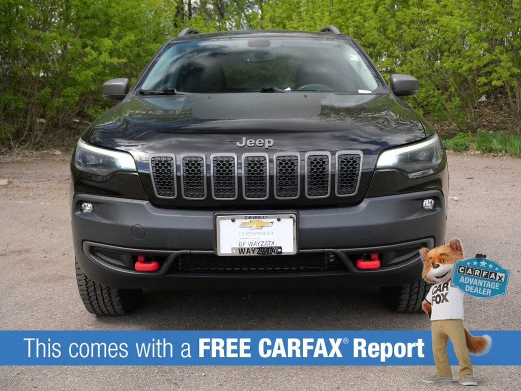 Used 2019 Jeep Cherokee Trailhawk Elite with VIN 1C4PJMBX5KD328765 for sale in Wayzata, Minnesota