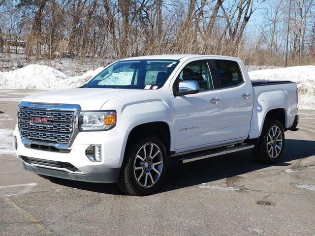 Used 2021 GMC Canyon Denali with VIN 1GTG6EEN7M1297959 for sale in Wayzata, Minnesota