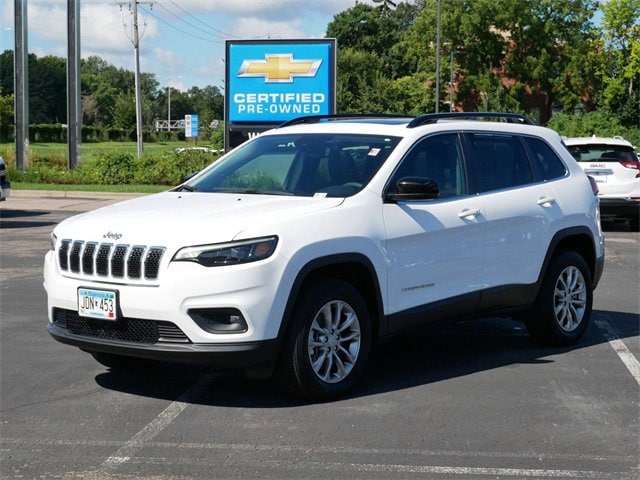 Used 2022 Jeep Cherokee Latitude Lux with VIN 1C4PJMMN9ND511263 for sale in Wayzata, Minnesota