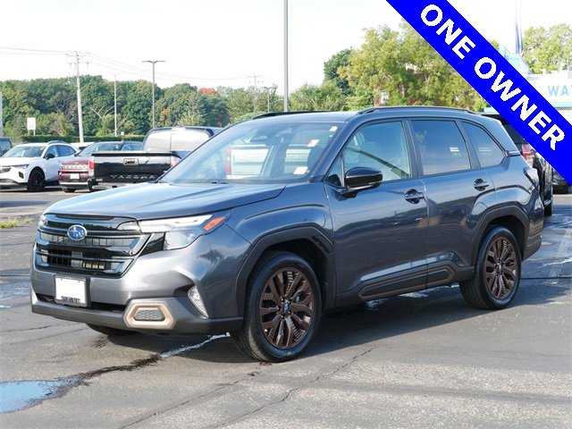 Used 2025 Subaru Forester Sport with VIN JF2SLDHC1SH486569 for sale in Wayzata, Minnesota