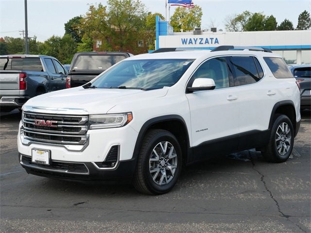 Used 2023 GMC Acadia SLT with VIN 1GKKNUL47PZ147622 for sale in Wayzata, Minnesota