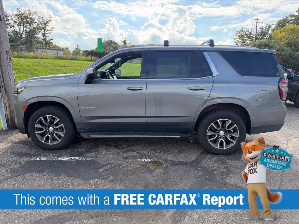 Used 2021 Chevrolet Tahoe LS with VIN 1GNSKMKD2MR483798 for sale in Wayzata, Minnesota