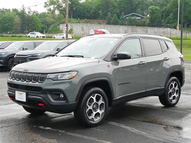 Used 2022 Jeep Compass Trailhawk with VIN 3C4NJDDB1NT116419 for sale in Wayzata, Minnesota
