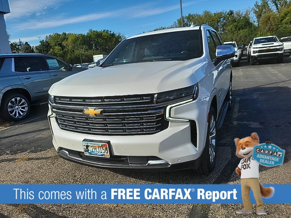 Used 2021 Chevrolet Tahoe Premier with VIN 1GNSKSKD4MR328321 for sale in Wayzata, Minnesota