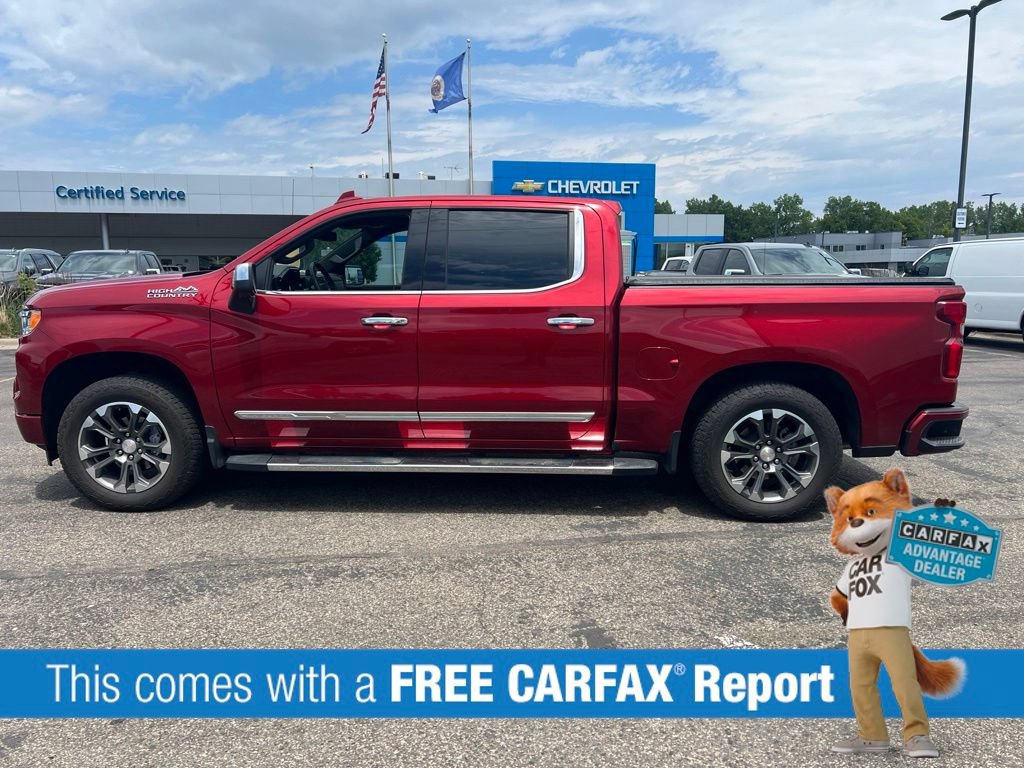 Used 2025 Chevrolet Silverado 1500 High Country with VIN 3GCUKJED1SG378551 for sale in Wayzata, Minnesota