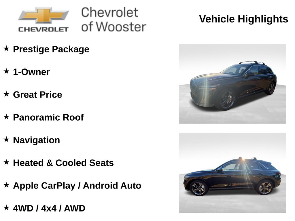 Used 2024 GENESIS GV70 Advanced with VIN 5NMMCET1XRH002135 for sale in Wooster, OH
