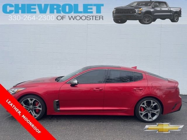 Used 2018 Kia Stinger GT2 with VIN KNAE55LC7J6024303 for sale in Wooster, OH
