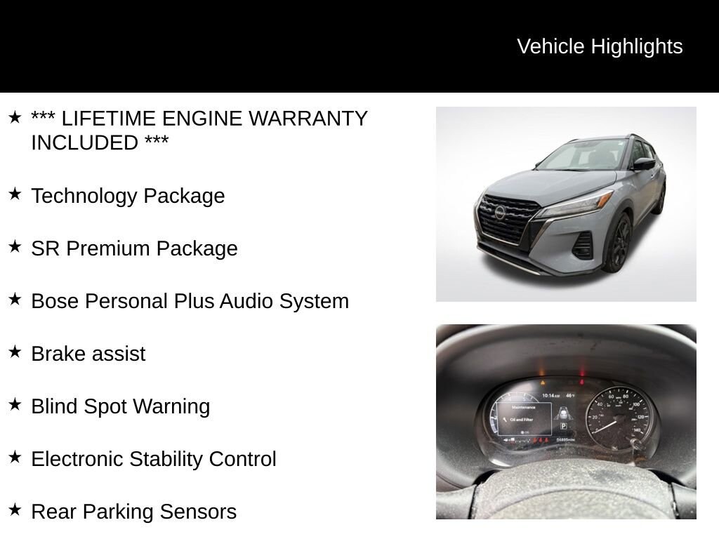 Used 2023 Nissan Kicks SR