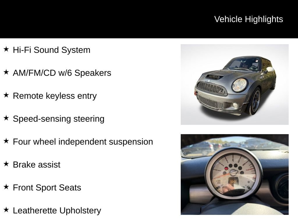 Used 2007 MINI Cooper Hardtop S