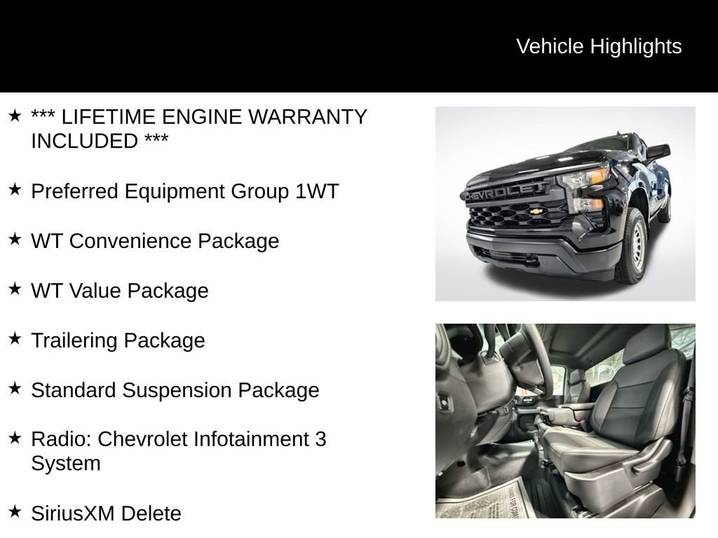 New 2025 Chevrolet Silverado 1500 WT Truck