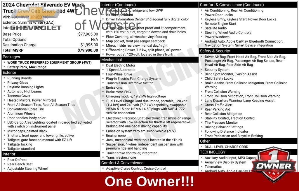 2024 Chevrolet Silverado EV Work Truck 4WT's photo