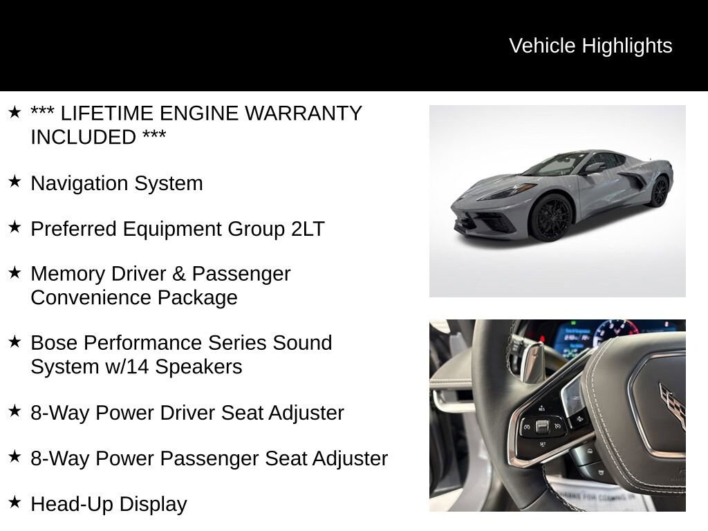 New 2025 Chevrolet Corvette Stingray 2LT Coupe