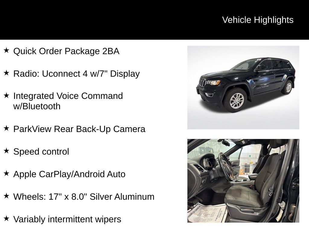 Used 2018 Jeep Grand Cherokee Laredo