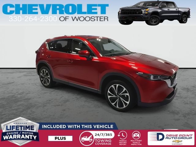 Used 2022 Mazda CX-5 S Premium Plus package with VIN JM3KFBEM1N0570604 for sale in Wooster, OH