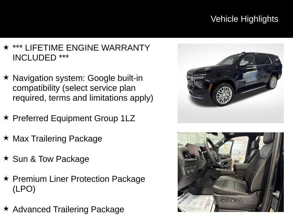 New 2026 Chevrolet Tahoe Premier SUV