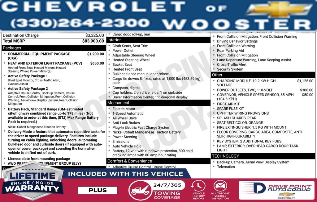 Used 2024 Brightdrop Zevo 600 EJY Cargo Van